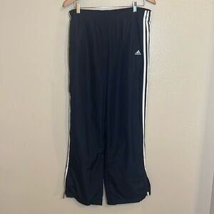 Adidas Three Stripes Black Athletic Track Pants